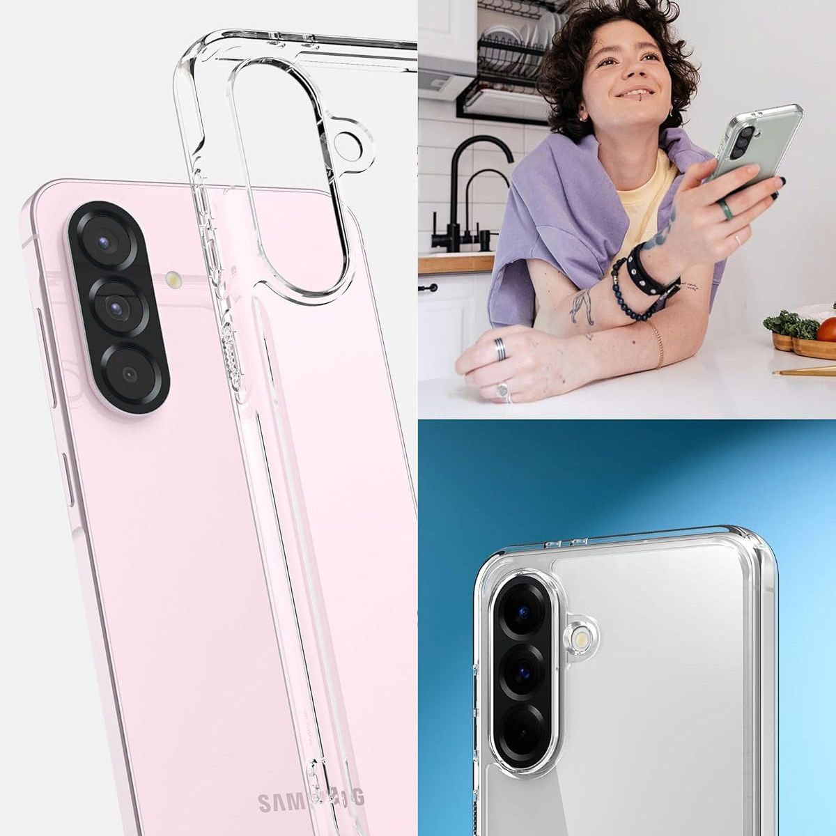 Etui Spigen Ultra Hybrid do Samsung Galaxy A56 5G, przezroczyste